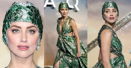 Amber Heard pozuje w przebraniu szykownego glonu