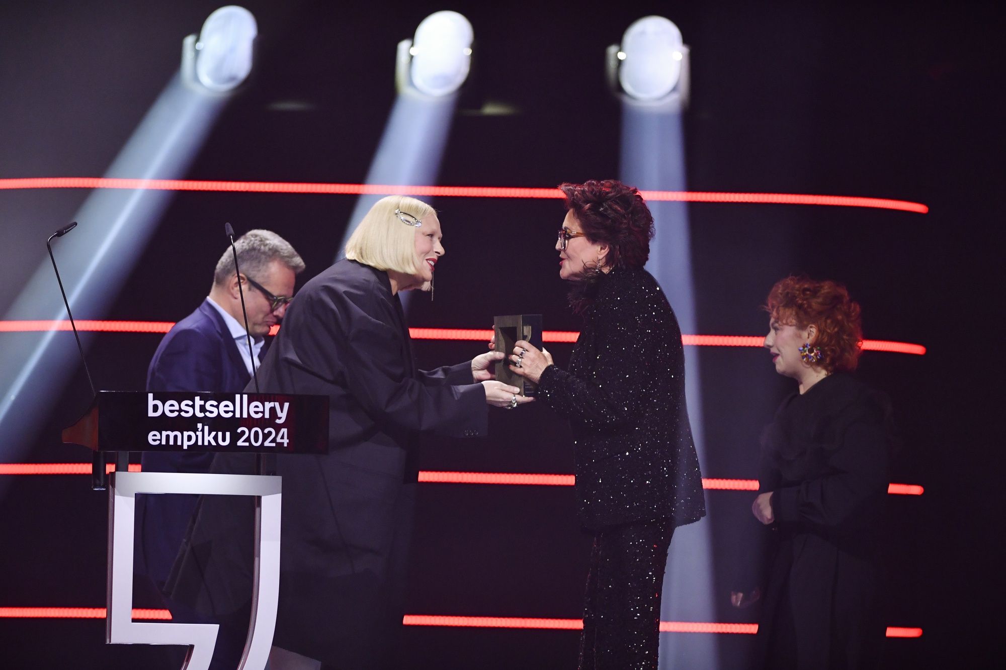 Jolanta Kwaśniewska na gali Bestsellerów Empiku 2024