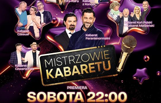 "Mistrzowie Kabaretu" wracają z 17. sezonem. Kabaret Koń Polski po raz pierwszy w Telewizji WP