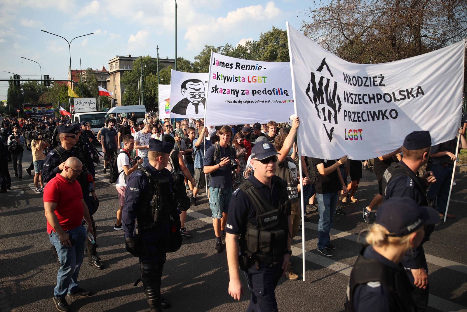 Marsz Młodzieży Wszechpolskiej w Krakowie 