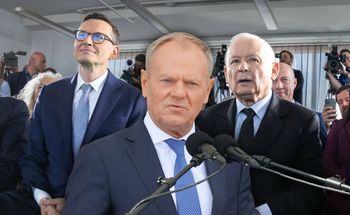 "Nie będę płakał po PiS-ie". Tusk dostał pytanie o rozłam