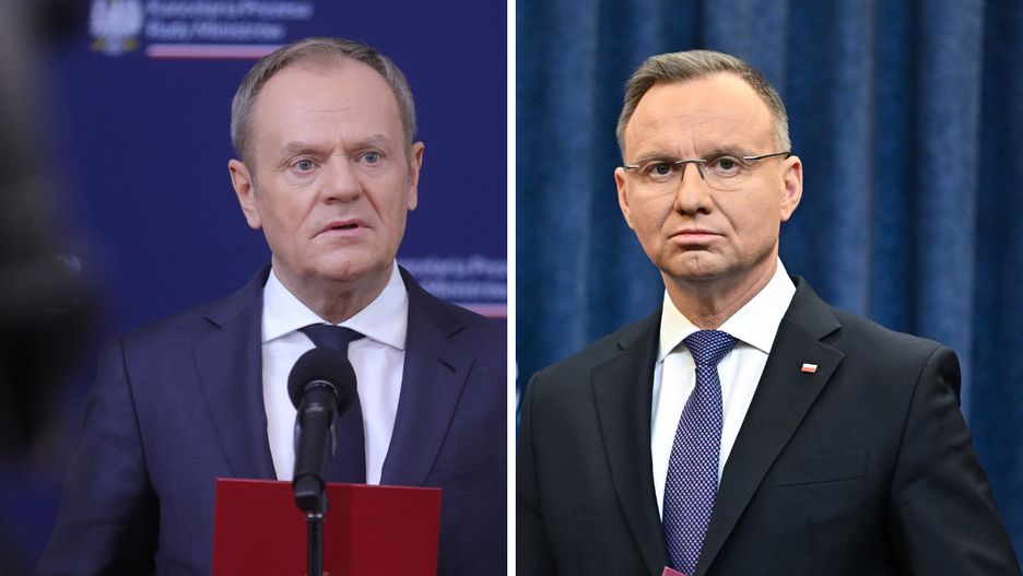 Donald Tusk i Andrzej Duda