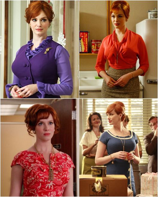 Christina Hendricks w serialu "Mad Men" z 2007 r.