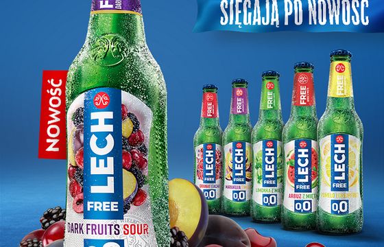 Na rynek wchodzi Lech Free 0,0% Dark Fruits Sour