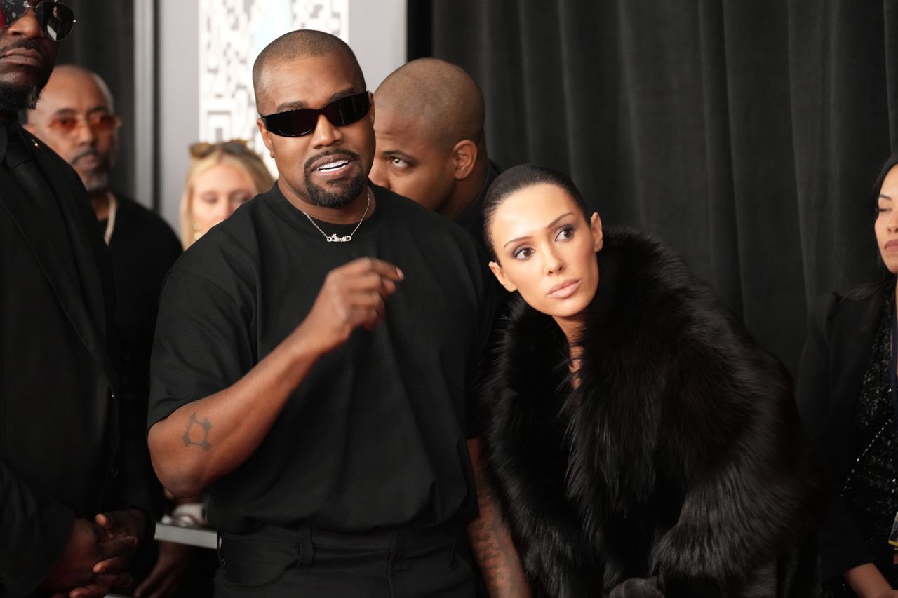 Bianca Censori and Kanye West