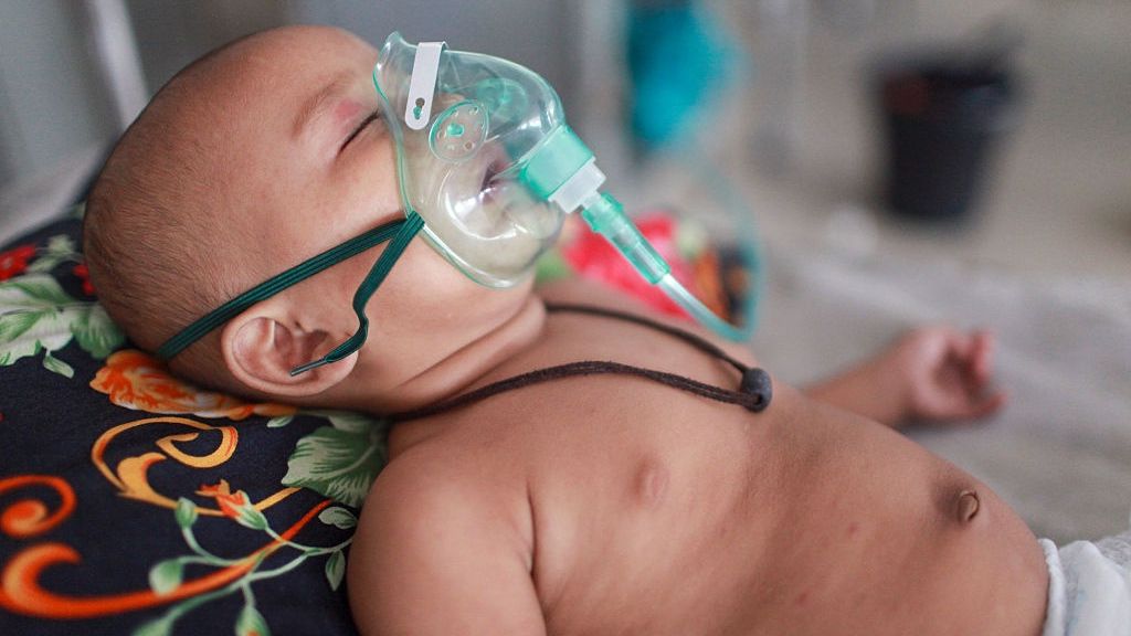 Measles outbreak in Bangladesh
DHAKA, BANGLADESH - MAY 24: As the country faces a growing outbreak, children suffering from measles receive treatment at the Dhaka North City Corporation Dedicated COVID-19 Hospital on May 24, 2026 in Dhaka, Bangladesh. According to the Directorate General of Health Services (DGHS), 528 children have died from measles or measles-like symptoms, while 63,813 people have been infected across the country so far. (Photo by MD Abu Sufian Jewel/Drik/Getty Images)
Drik