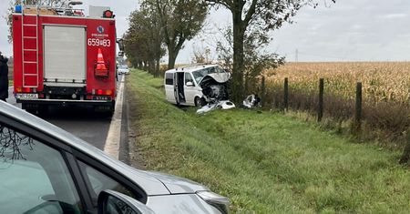 Dramatyczne wieści ws. 7-latki. Jechała busem, który uderzył w drzewo