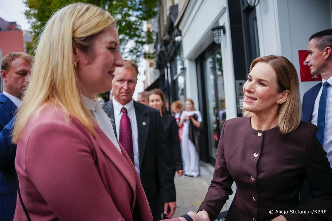 Marta Nawrocka podczas spotkania z Klubem Beyond w USA