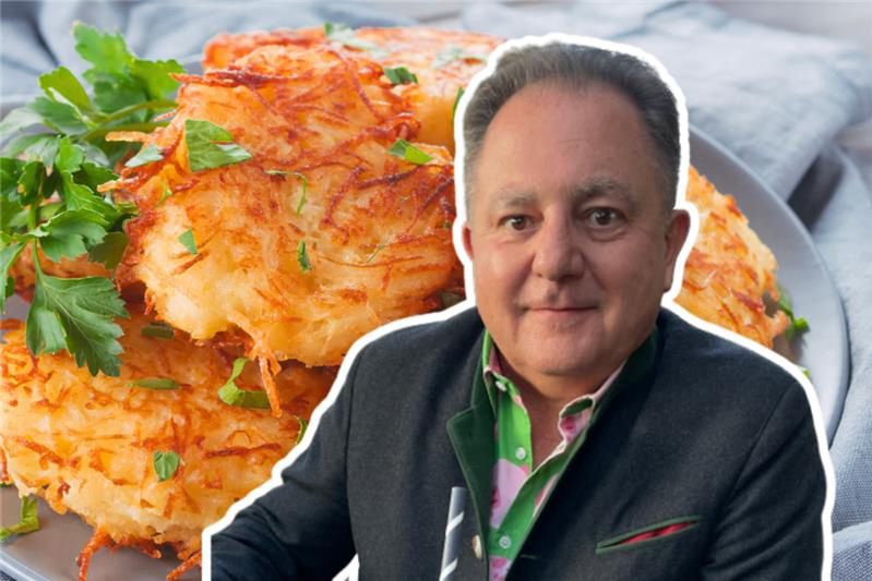Robert Makłowicz dodaje do masy na placki drożdże