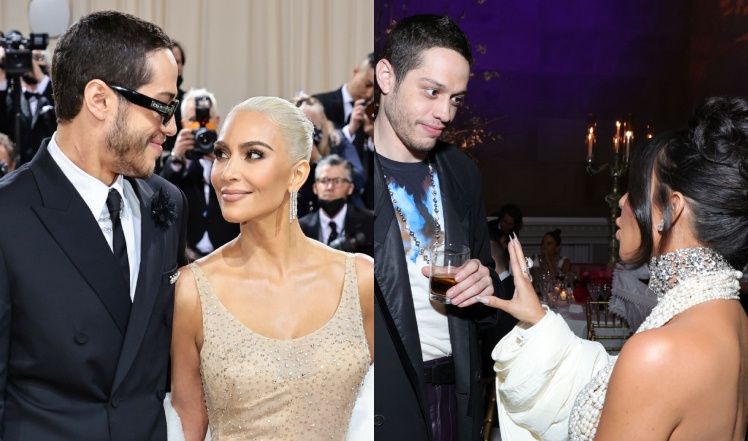 Kim Kardashian i Pete Davidson rozmawiali ze sobą na Gali MET