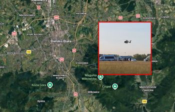 Wypadek szybowca w Bielsku-Białej. Nie żyje jedna osoba