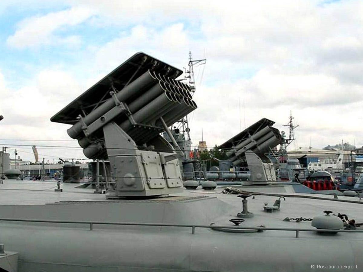 System A-22 Ogon na okręcie.