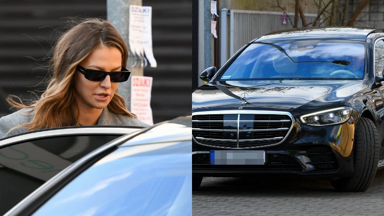 Anna Lewandowska opuszcza trening i mknie do mercedesa