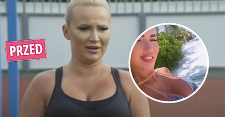 Odchudzona Izabela Macudzińska pręży się w skąpym bikini. Pokazała dużo