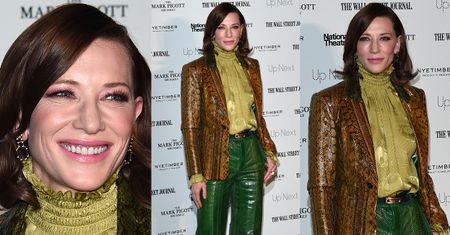 Cate Blanchett w wężowej stylizacji i nowym kolorze włosów