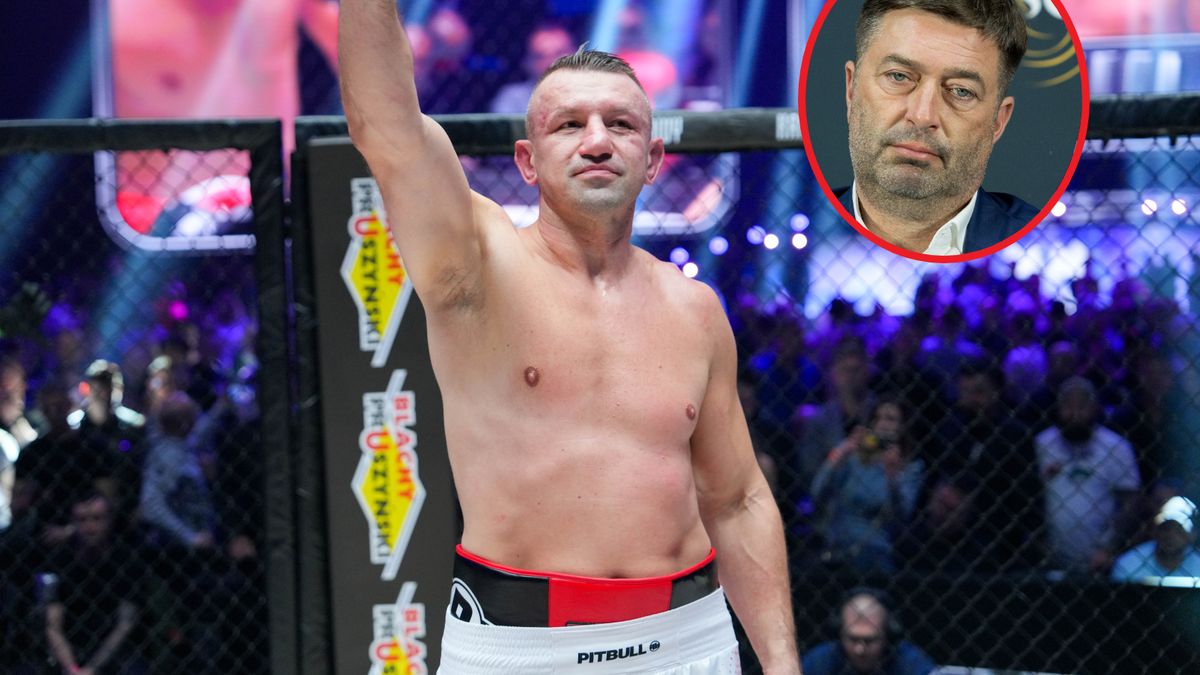 Na dużym zdjęciu Tomasz Adamek, na małym Andrzej Wasilewski