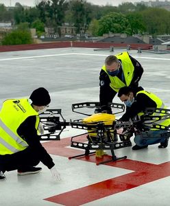 Dron ochroni samotną kobietę. Światowy przełom