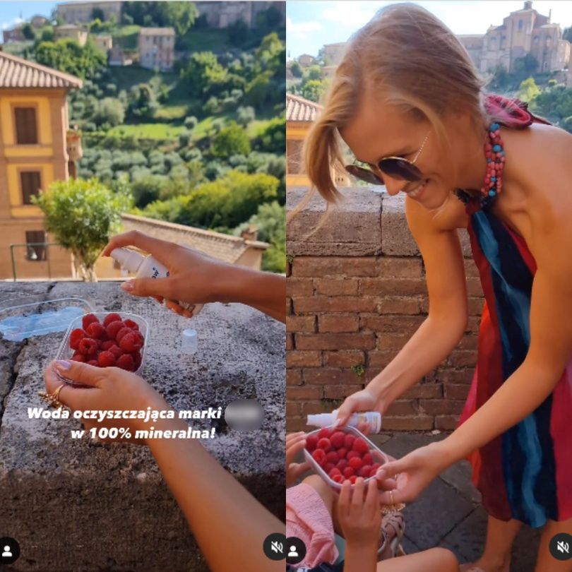 Agnieszka Kaczorowska dyskutuje z internautami pod instagramową reklamą
