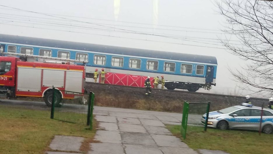 W Raciborzu pociąg śmiertelnie potrącił mężczyznę. 