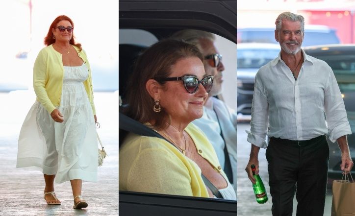 Pierce Brosnan zmierza na randkę z żoną w Beverly Hills