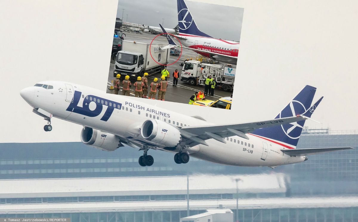 Samolot PLL LOT uszkodzony w Londynie. Lot odwołany 
