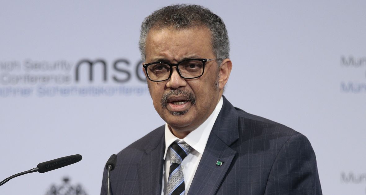 Dyrektor generalny WHO, Tedros Adhanom Ghebreyesus 
