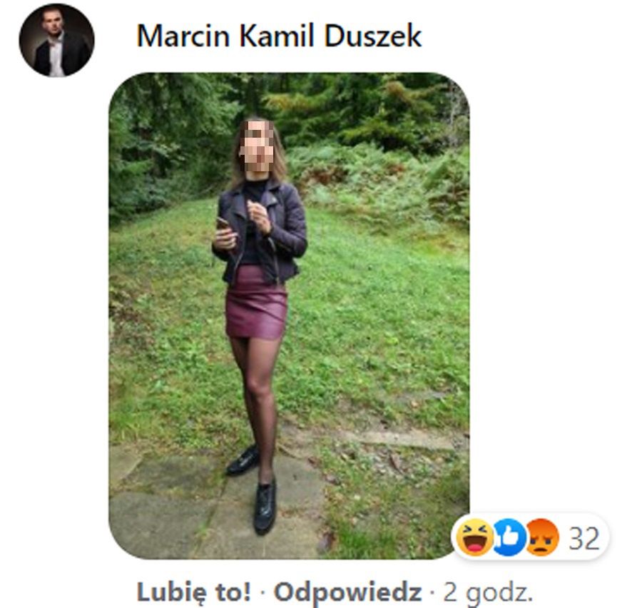 Afera na profilu posła Duszka