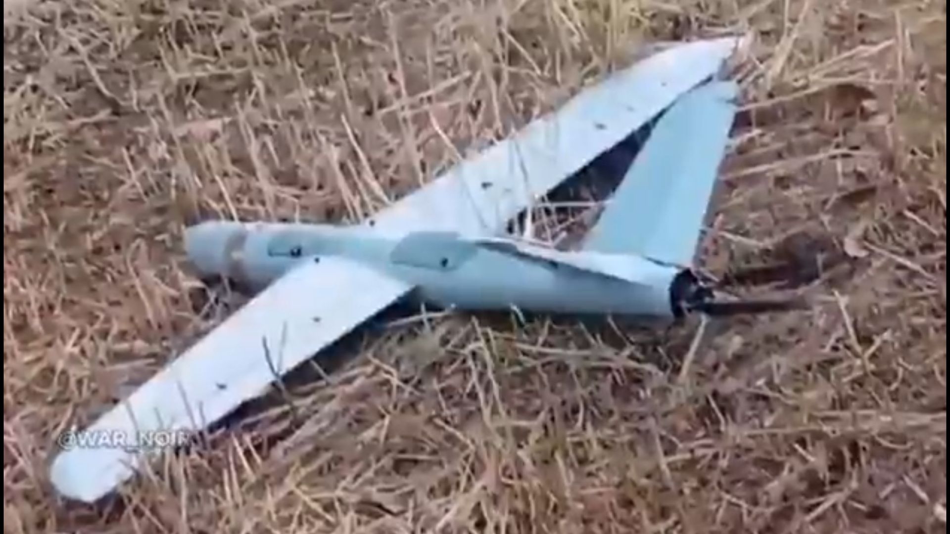 Jeden z dronów Warmate znaleziony w Pendżabie. 