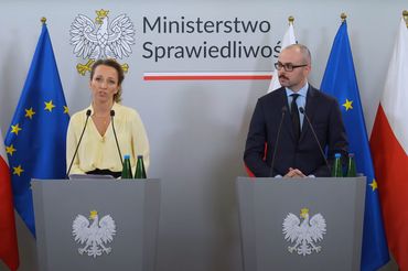 Mec. Sylwia Gregorczyk-Abram oraz dr hab. prof. Mikołaj Małecki.
