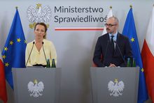 Mec. Sylwia Gregorczyk-Abram oraz dr hab. prof. Mikołaj Małecki.