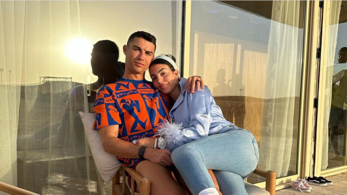 Georgina Rodriguez na zdjęciu z Cristiano Ronaldo