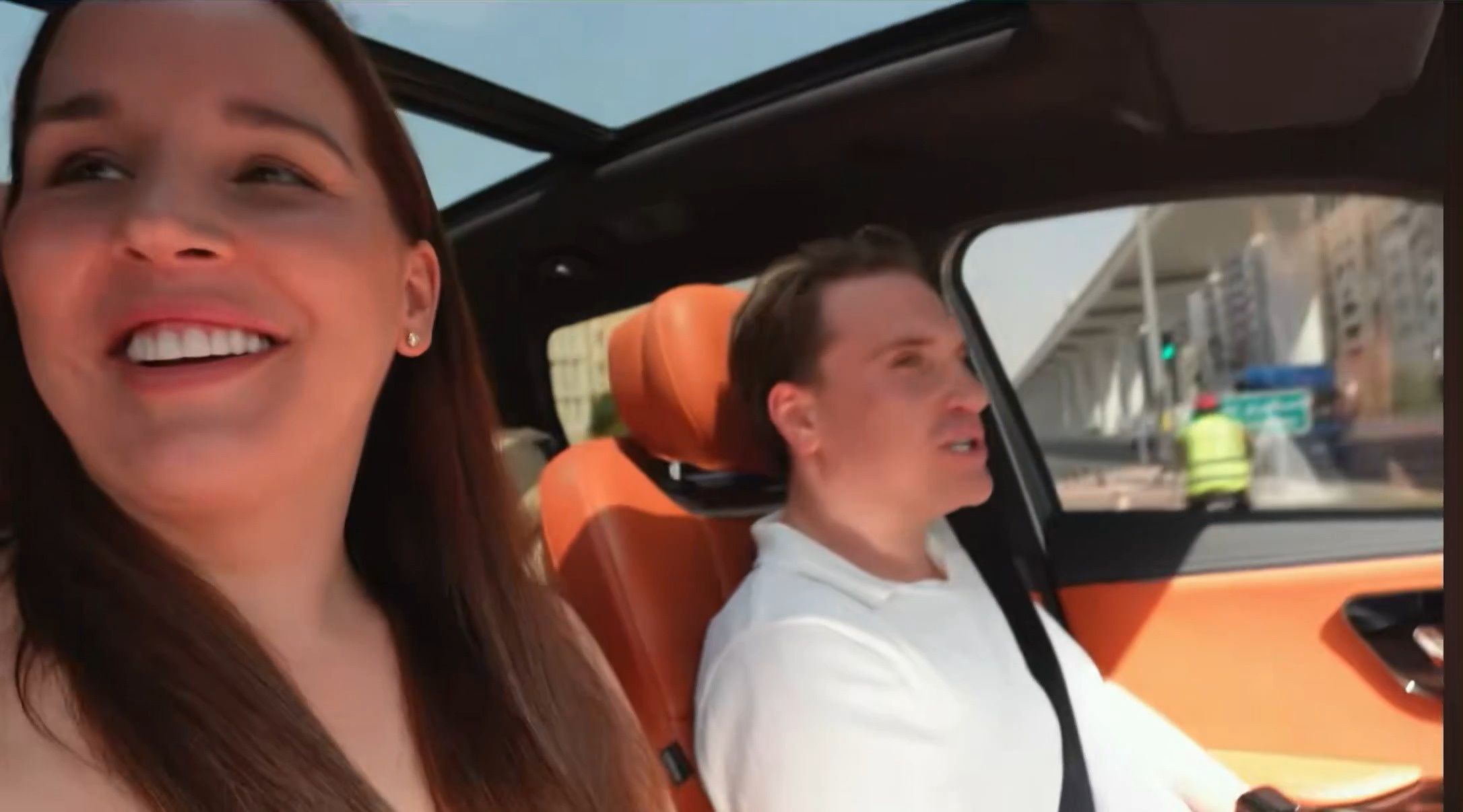 Lil Masti i "Tygrysek" podczas przejażdżki po Dubaju
