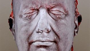 Zwariowany artysta wykonał "autoportret" z 4,5 litra własnej krwi (wideo) 1