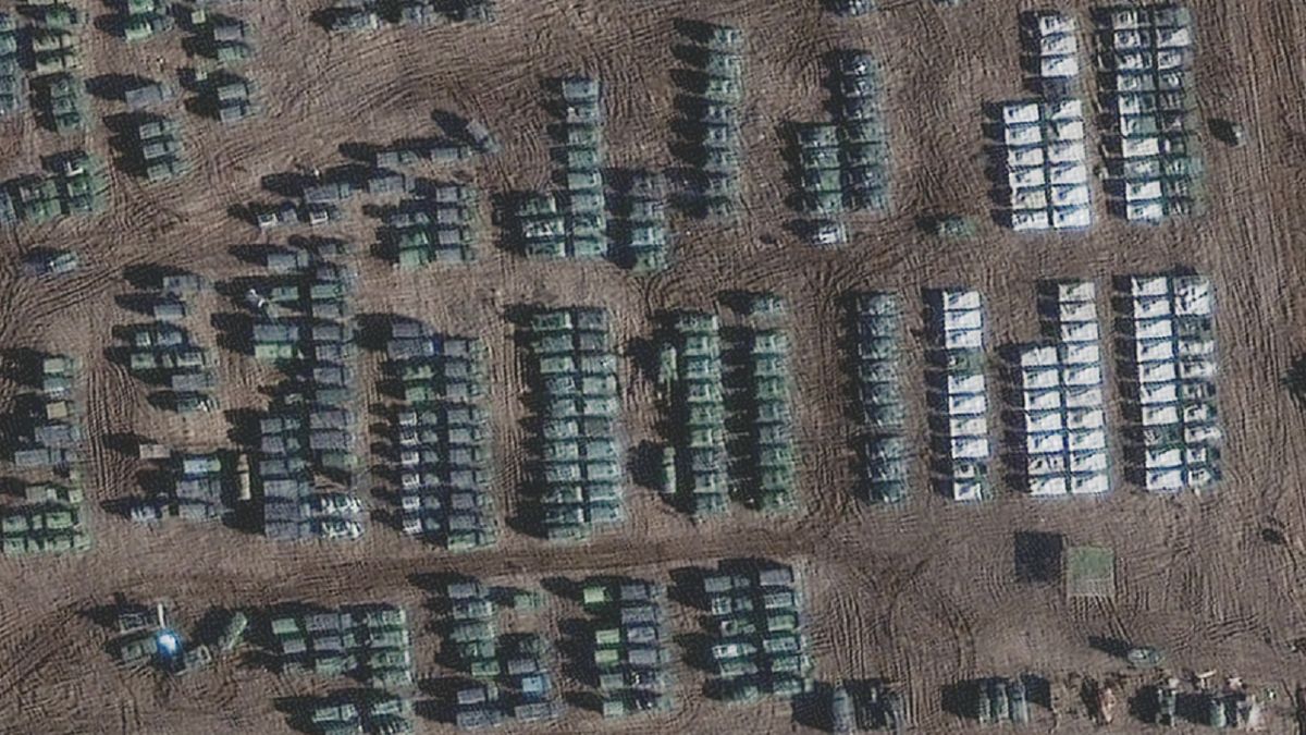 Czołgi przy granicy z Ukrainą.