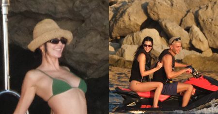 Kendall Jenner w skąpym bikini dokazuje na luksusowym jachcie podczas wakacji na Ibizie (ZDJĘCIA)