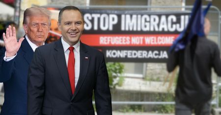 Trump wspiera Nawrockiego. Tak napisał o protestach Konfederacji