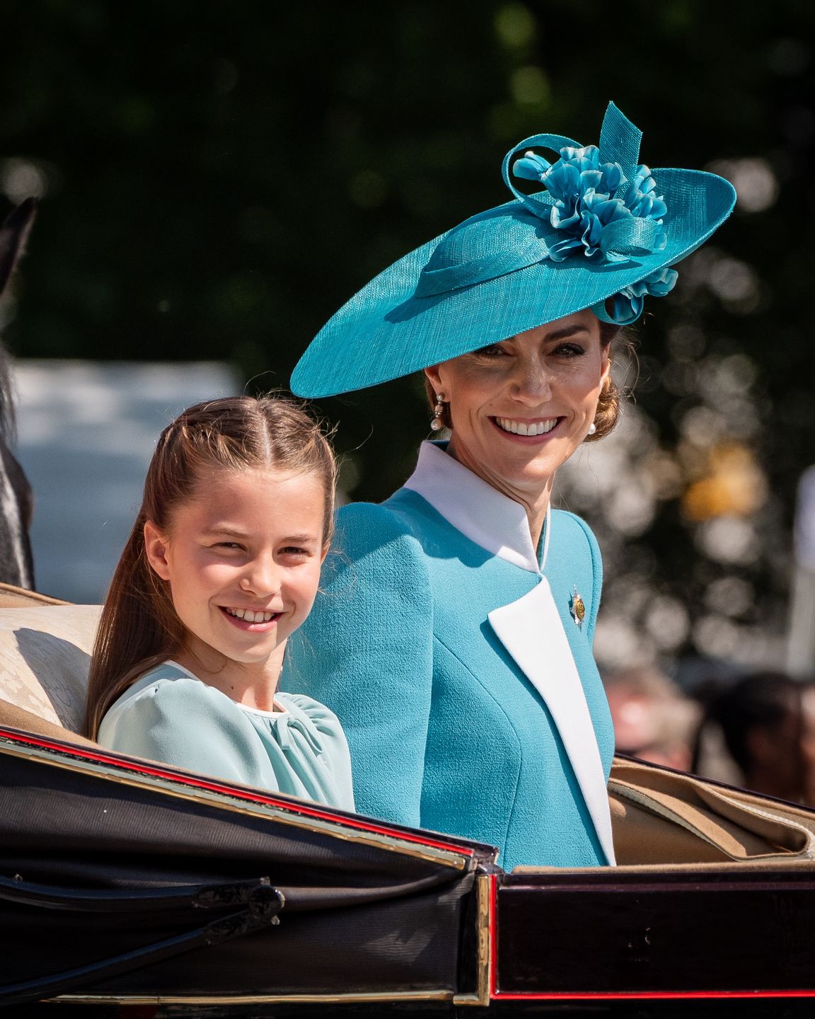 Księżniczka Charlotte i księżna Kate