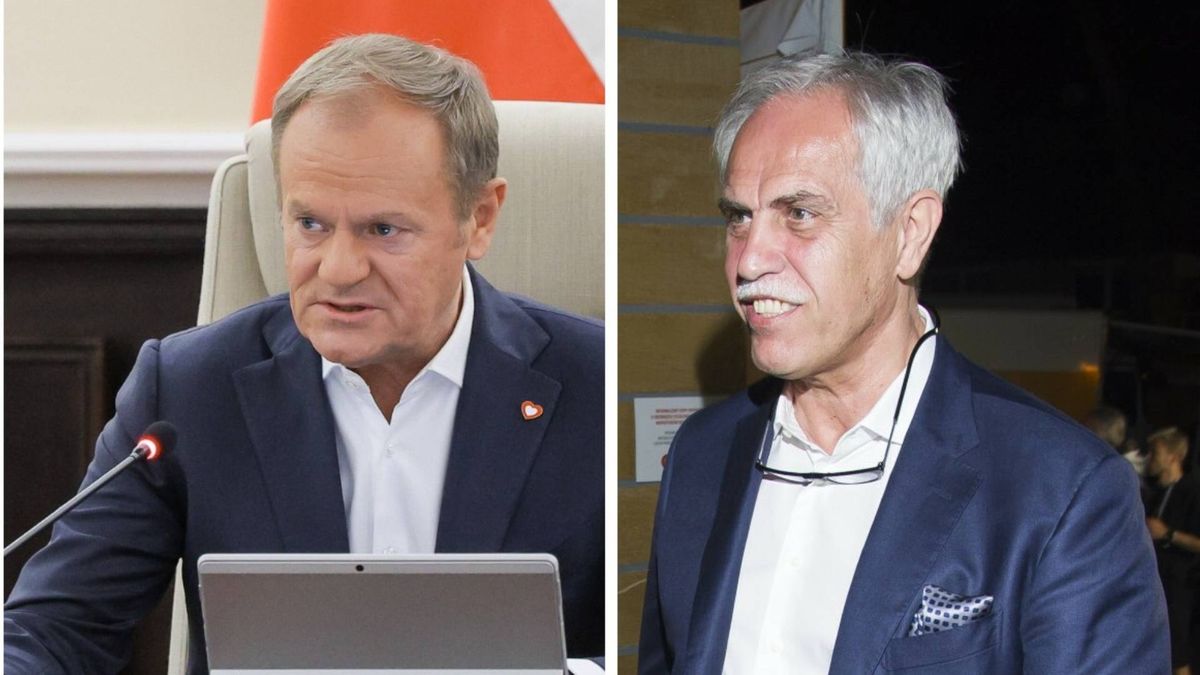 Donald Tusk i Zygmunt Solorz