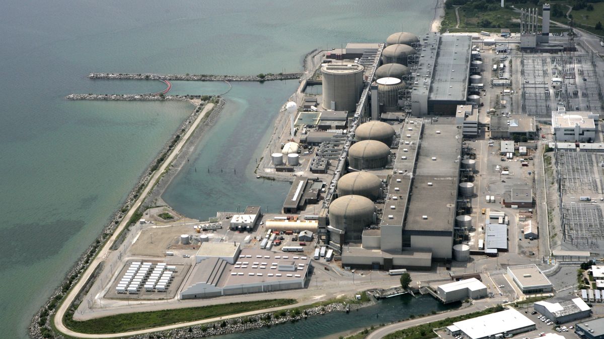 Elektrownia atomowa w Kanadzie (zdj. ilustracyjne)