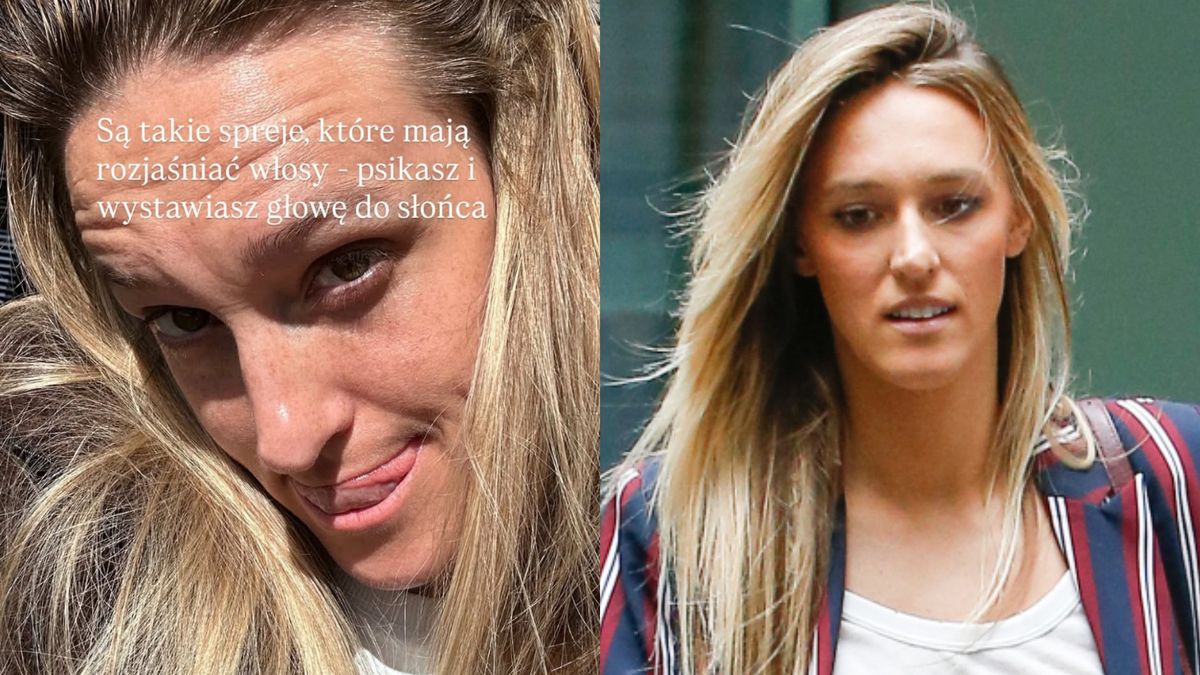 Aleksandra Żebrowska rozjaśniła włosy 