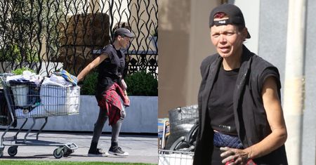 Loni Willison znów zauważona na ulicach Los Angeles. Była modelka ciągnęła za sobą wózek ze swoim dobytkiem