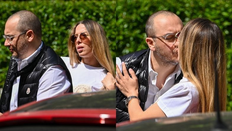 Ewa Chodakowska spaceruje z mężem, psem i Rolexem na nadgarstku