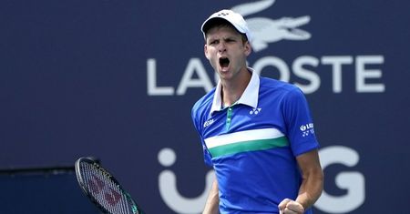 Wielki sukces Huberta Hurkacza. Polak pokonał piątą rakietę świata i awansował do półfinału turnieju ATP 1000 w Miami.