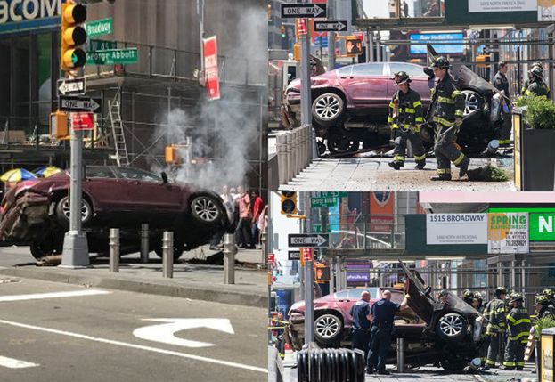 Na Times Square samochód wjechał w tłum przechodniów! 19 osób jest rannych