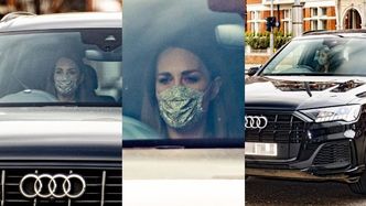 PRZYGNĘBIONA Kate Middleton "przyłapana" przed Pałacem Kensington (ZDJĘCIA)