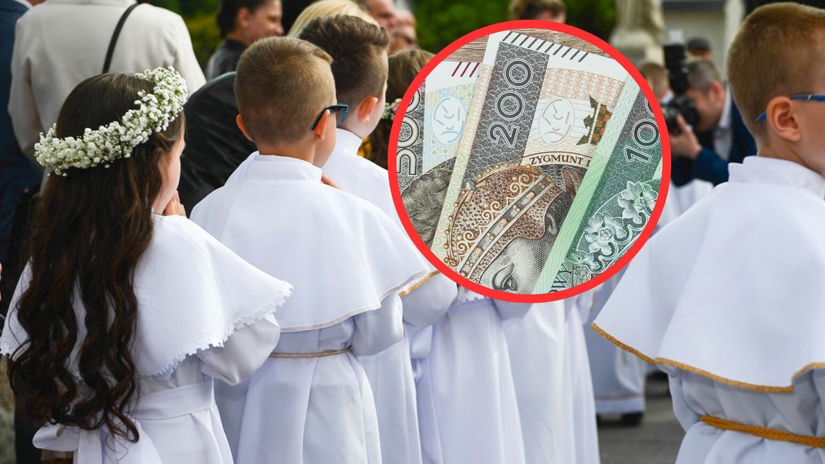 Podziękowanie dla księdza za komunię