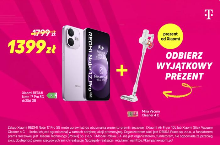 T-Mobile przecenia dwa smartfony. Jeden ma baterię 8340 mAh, drugi kosztuje 999 zł
