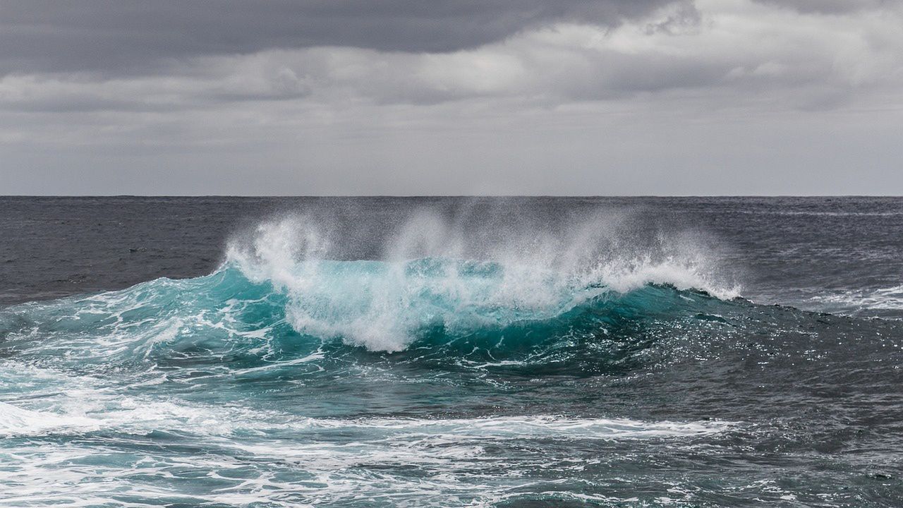 Mysterious structure beneath the surface of the Pacific - illustrative photo