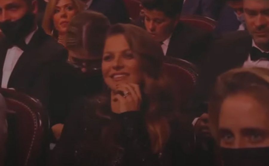 Anna Lewandowska na gali Złota Piłka 2021 