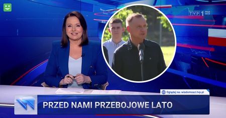 "Wiadomości" ciągle zaskakują. W zapowiedziach koncertów była laurka dla Andrzeja Dudy